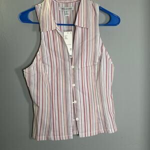 NWT Urban Outfitters Party Girl Striped Racerback Tank Top, Sz SP